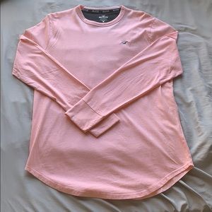 Light pink Hollister long sleeve tee.